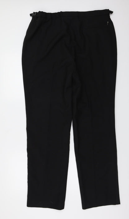Womens UK Size 36 in Preworn Regular Fit  Black Trousers