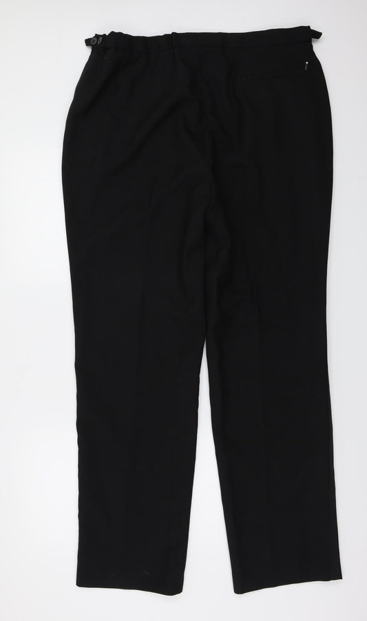 Womens UK Size 36 in Preworn Regular Fit  Black Trousers