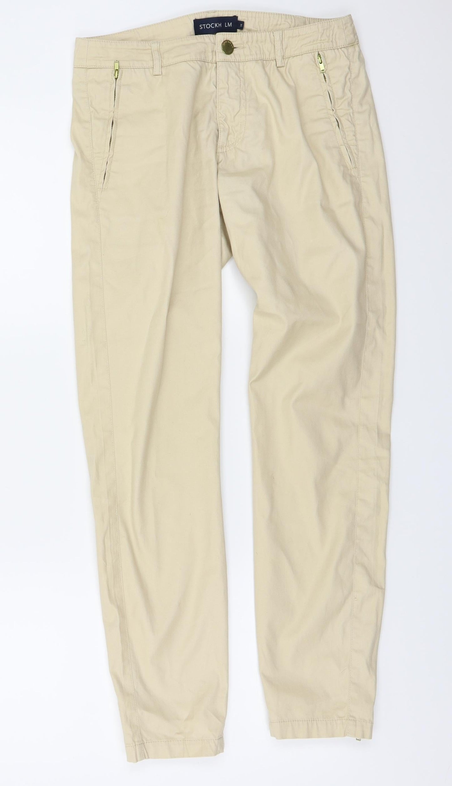 stockl Womens Beige   Trousers  Size 28 in L25 in