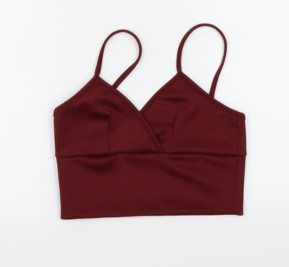 Boohoo  Womens Red   Basic T-Shirt Size 10