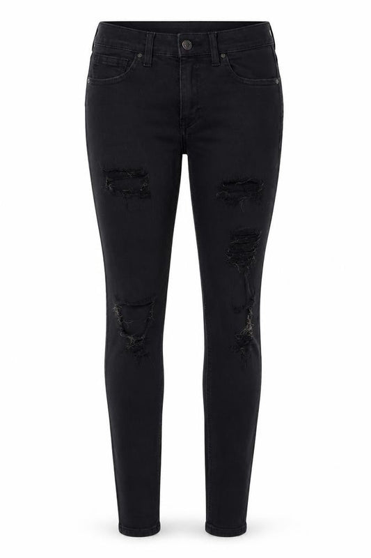 Womens UK Size 28 in Topshop Regular Fit Skinny Black Jeans
