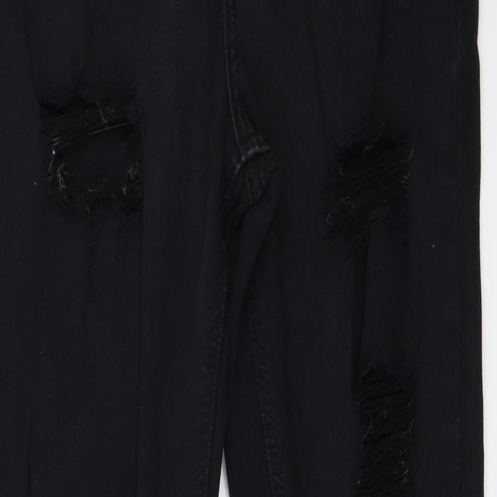 Topshop Womens Black   Skinny Jeans Size 28 in L32 in