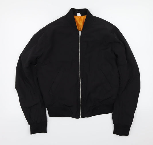 H&M  Womens Black   Jacket Coat Size XS