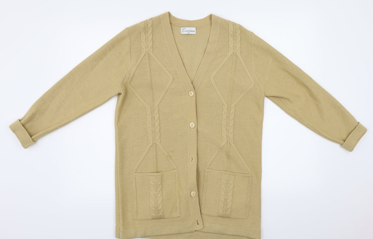 Emreco  Womens Beige   Cardigan Jumper Size 10