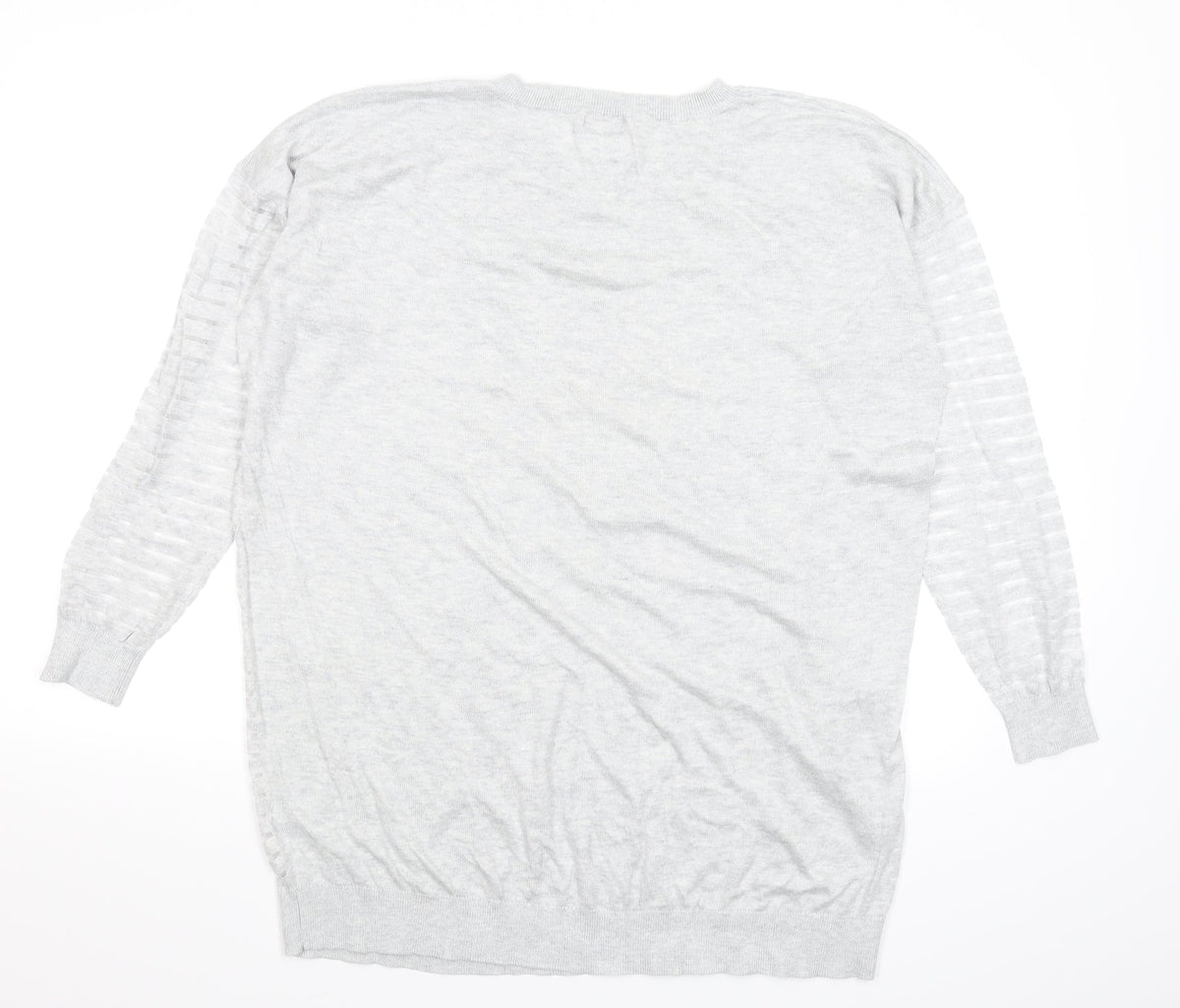 F&F Womens Grey  Knit Pullover Jumper Size 20