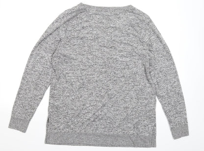 Lucky Star Mens Grey   Pullover Jumper Size L