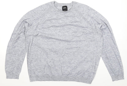 Burton Mens Blue  Knit Pullover Jumper Size XL