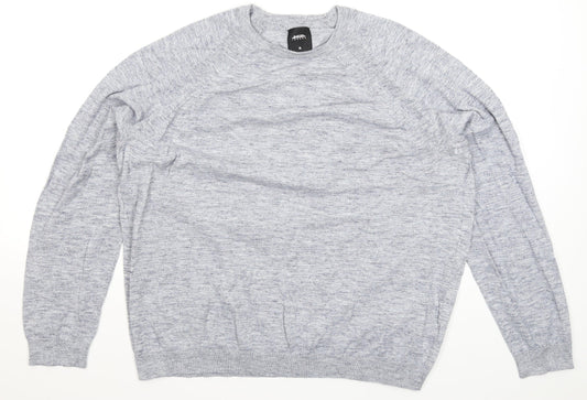 Burton Mens Blue  Knit Pullover Jumper Size XL