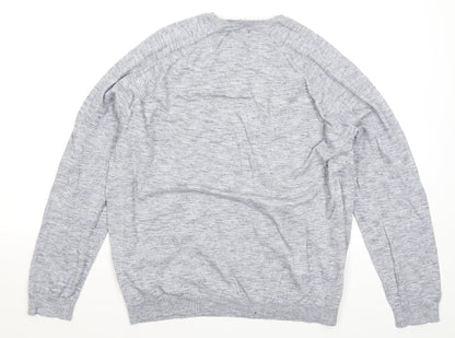 Burton Mens Blue  Knit Pullover Jumper Size XL