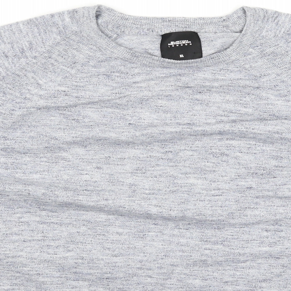 Burton Mens Blue  Knit Pullover Jumper Size XL