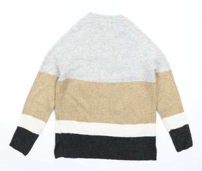 Marks & Spencer Womens Multicoloured  Knit Pullover Jumper Size S