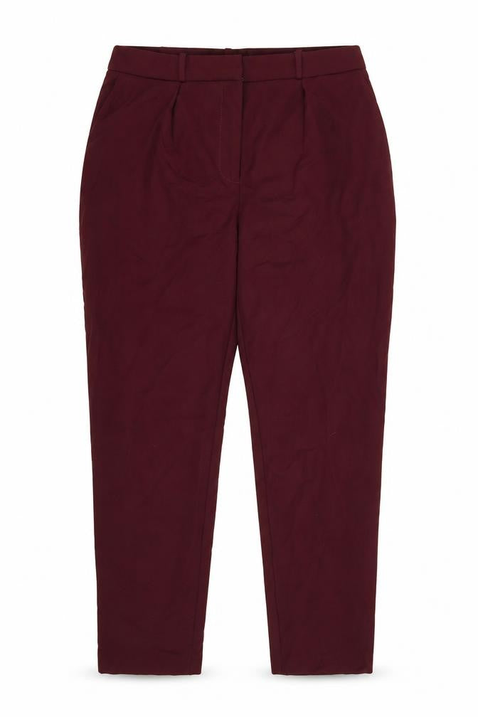 Womens UK Size 14 Oasis Slim Fit  Brown Trousers