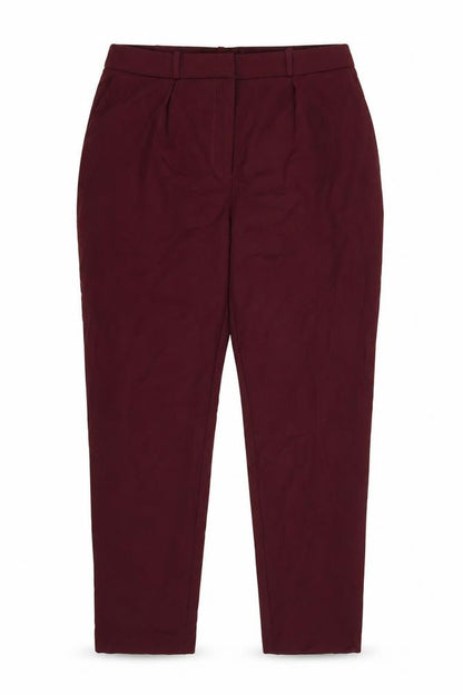 Womens UK Size 14 Oasis Slim Fit  Brown Trousers