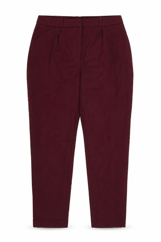 Womens UK Size 14 Oasis Slim Fit  Brown Trousers