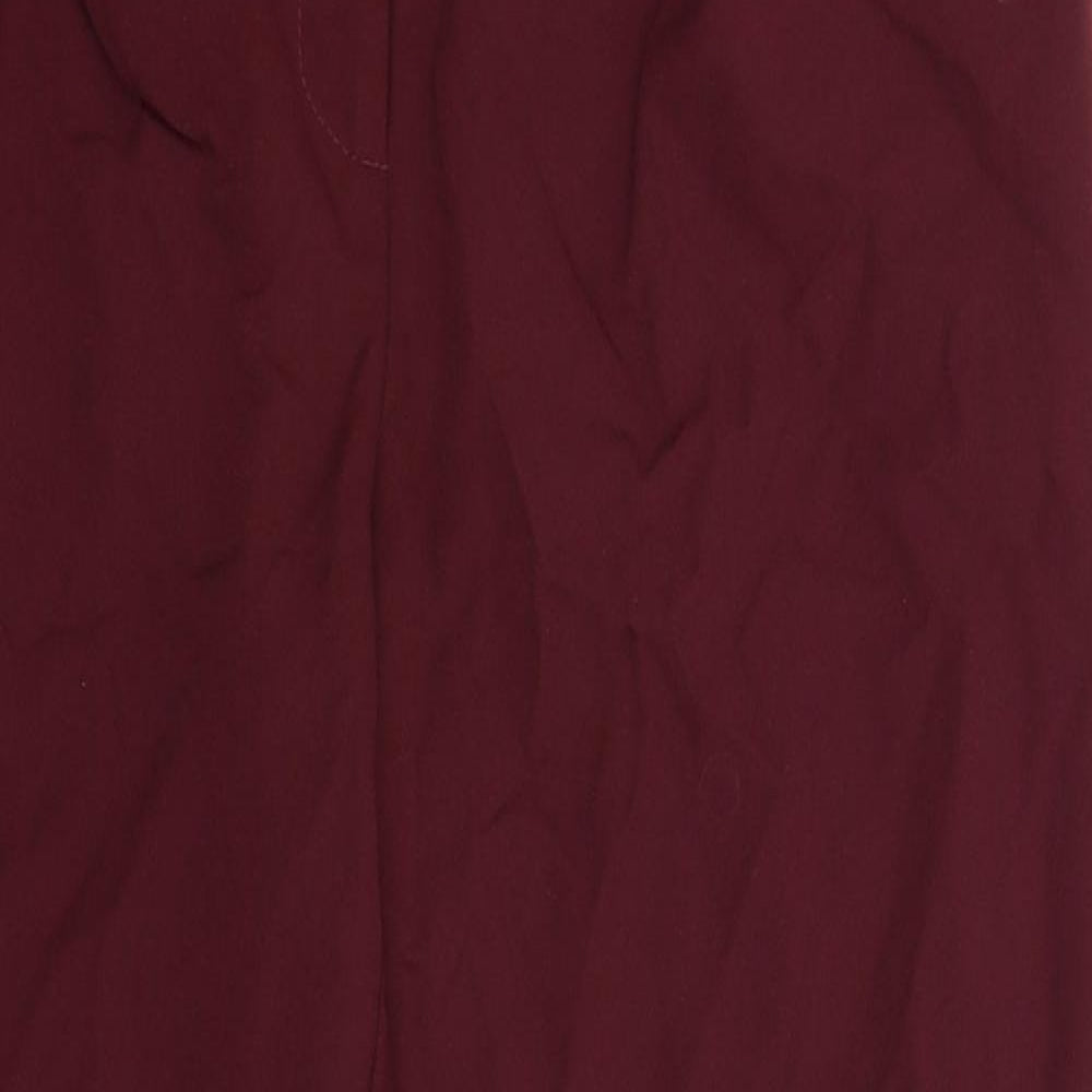 Womens UK Size 14 Oasis Slim Fit  Brown Trousers