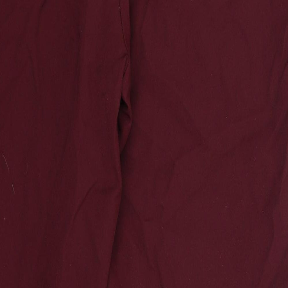 Womens UK Size 14 Oasis Slim Fit  Brown Trousers