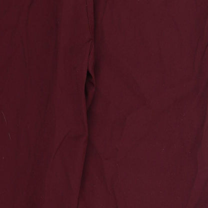 Womens UK Size 14 Oasis Slim Fit  Brown Trousers