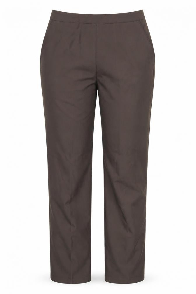 Womens UK Size 12 Preworn Regular Fit Dress Pants Grey Trousers