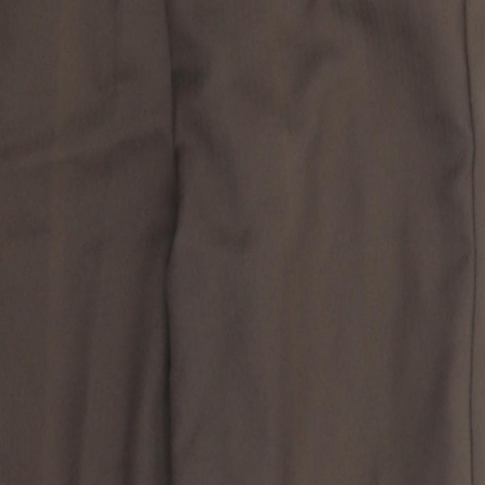 Womens UK Size 12 Preworn Regular Fit Dress Pants Grey Trousers