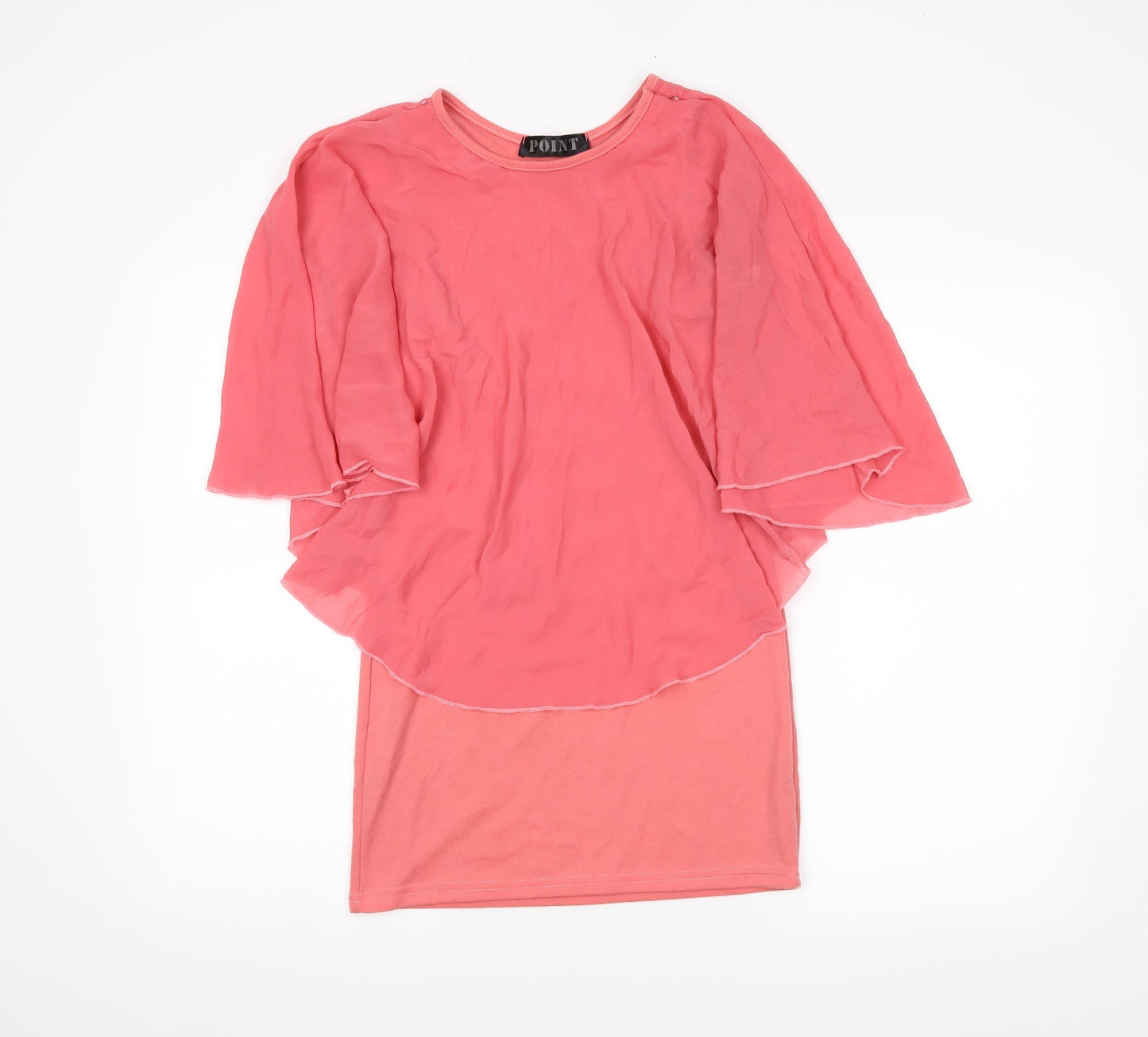 POINT Womens Pink   Basic Blouse Size S