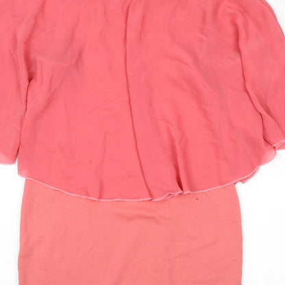 POINT Womens Pink   Basic Blouse Size S