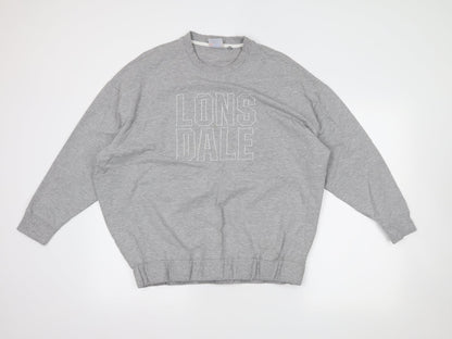 Lonsdale Womens Grey   Pullover Sweatshirt Size 16