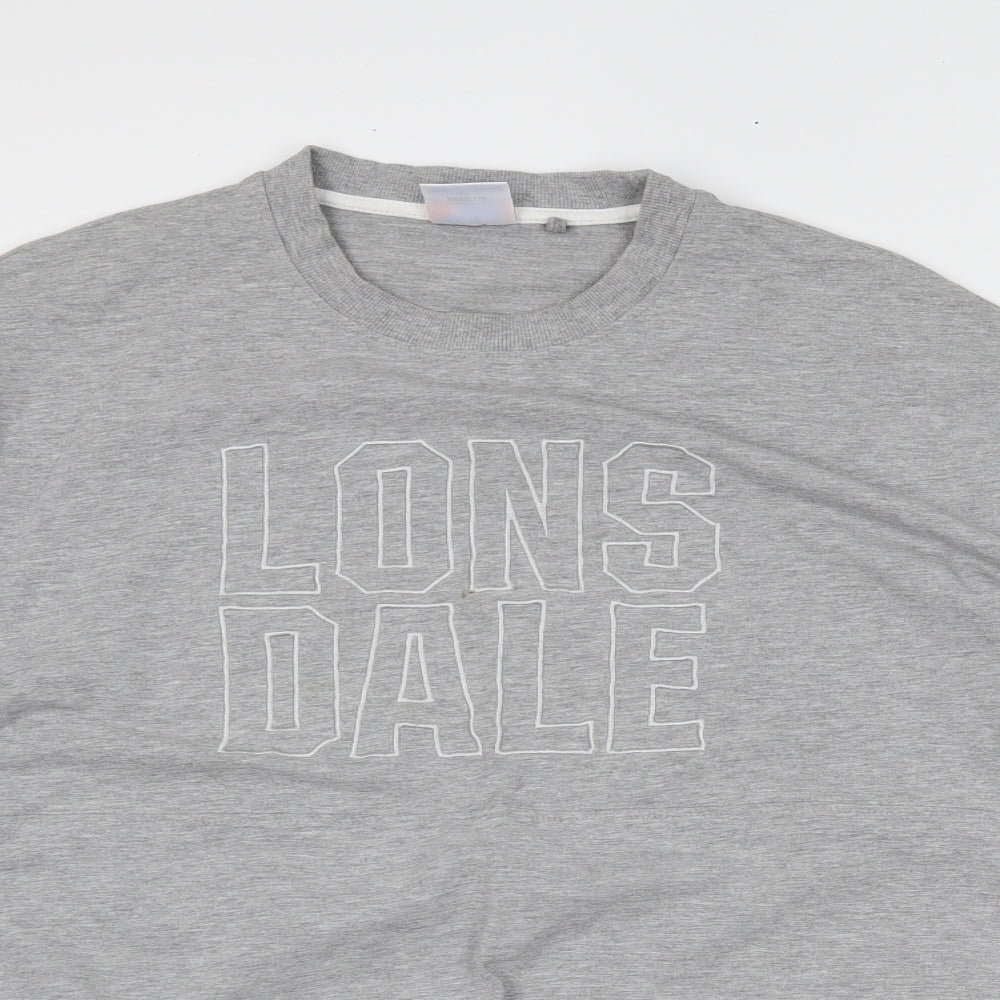 Lonsdale Womens Grey   Pullover Sweatshirt Size 16