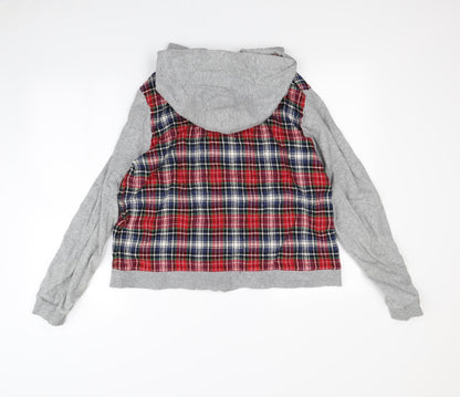 Peter Alexander Womens Grey Paisley  Jacket  Size XL