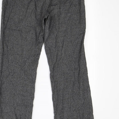 Womens UK Size 10 NEXT Regular Fit Dress Pants Grey Trousers