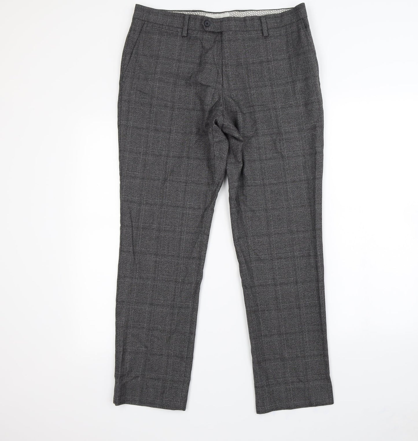 Womens UK Size 34 in NEXT Regular Fit  Grey Trousers