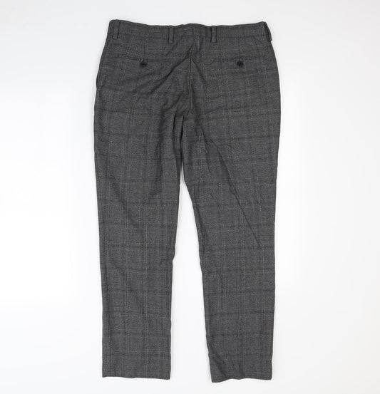 Womens UK Size 34 in NEXT Regular Fit  Grey Trousers
