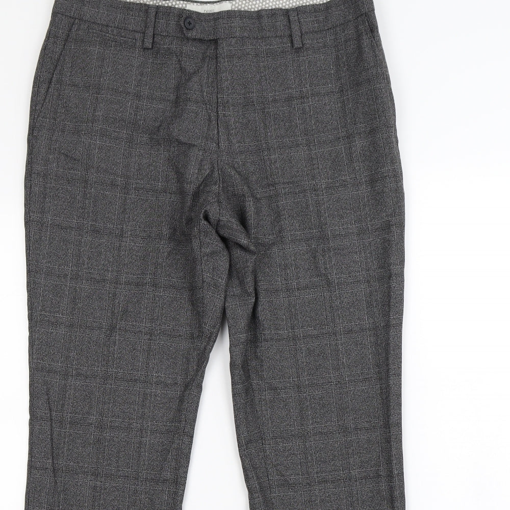 Womens UK Size 34 in NEXT Regular Fit  Grey Trousers