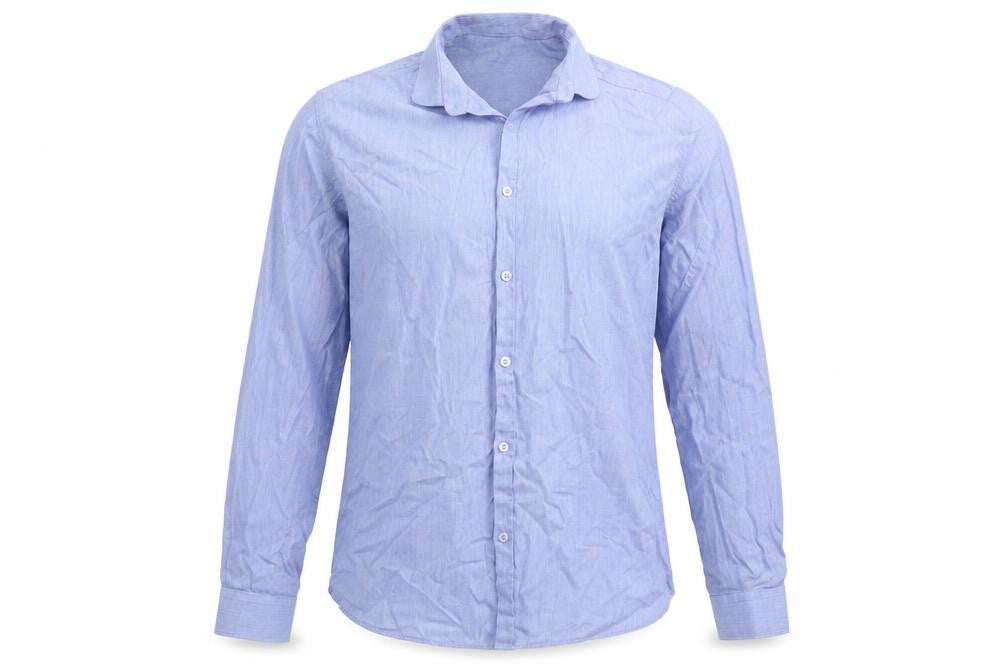 Mens UK Collar Size 38 b&M Smart Blue  Dress Shirt