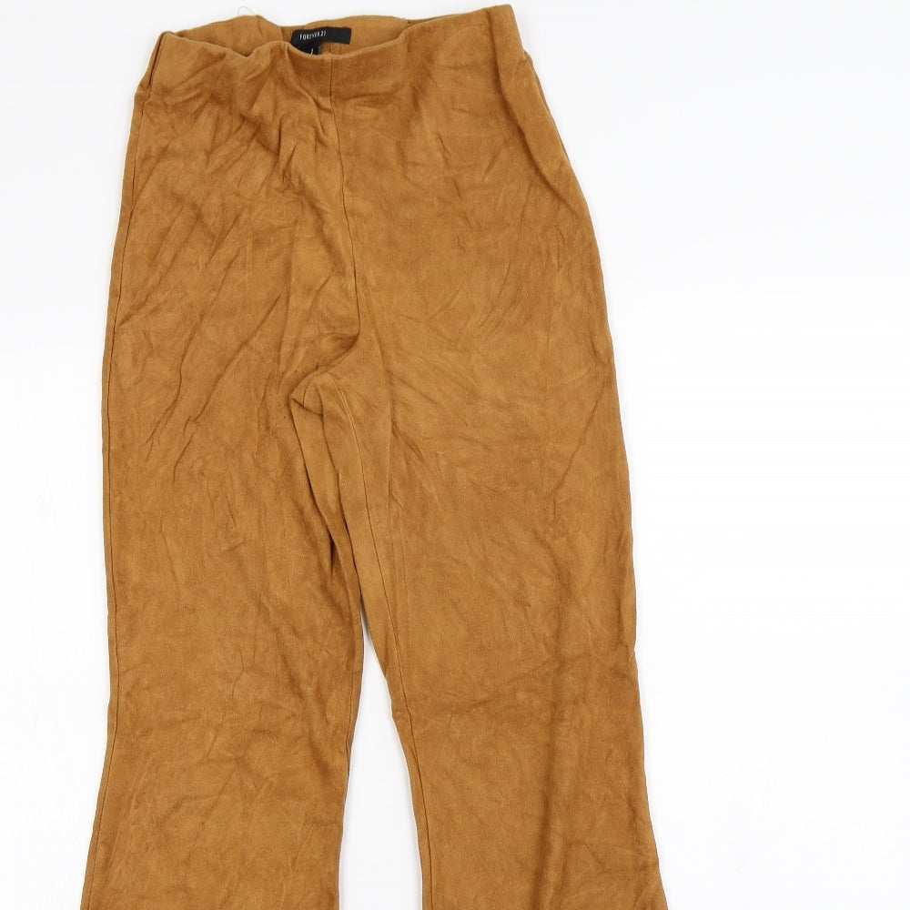 FOREVER 21 Womens Brown   Trousers  Size S L30 in