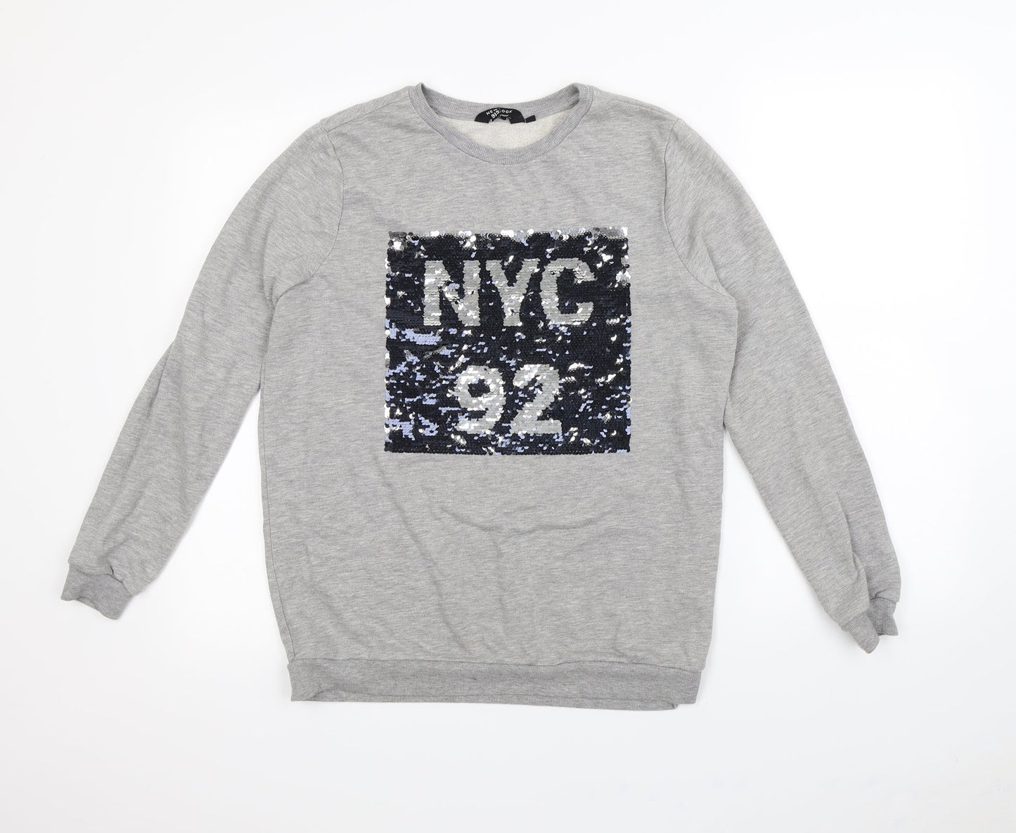 New Look Girls Grey   Pullover Jumper Size 14 Years  - NYC