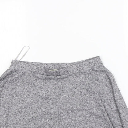 Papaya Womens Grey   Flare Skirt Size 8