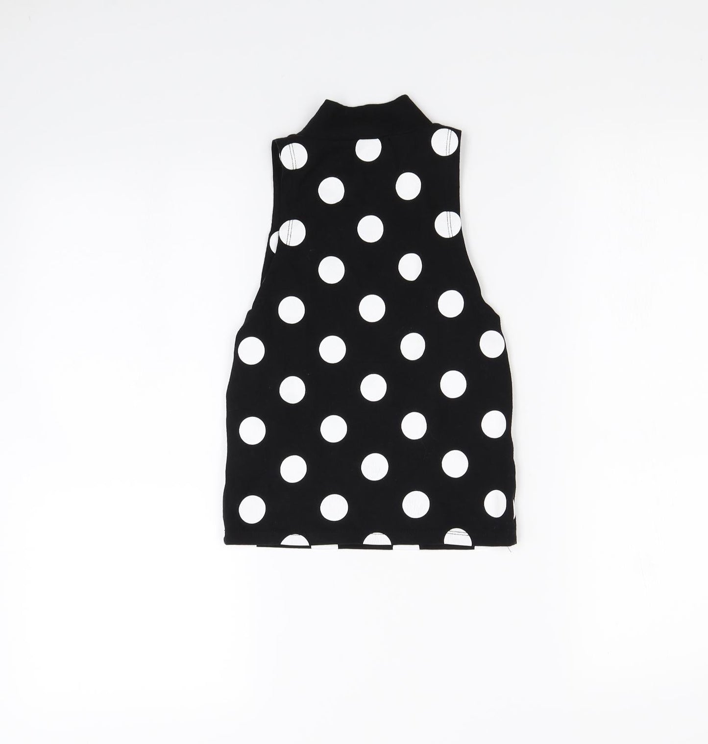 Womens UK Size 8 Republic Black Cropped Tank
