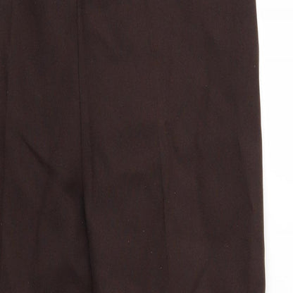 Womens UK Size 12 Preworn Regular Fit  Brown Trousers
