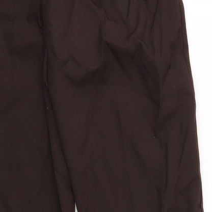 Womens UK Size 12 Preworn Regular Fit  Brown Trousers
