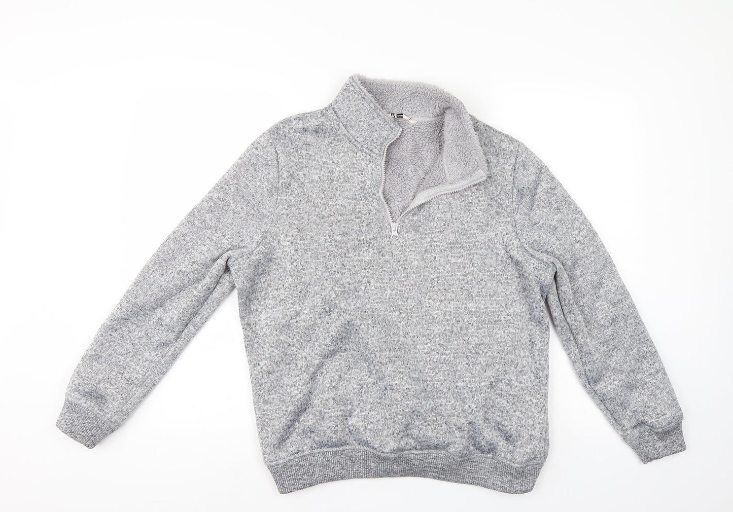TU Mens Grey   Pullover Sweatshirt