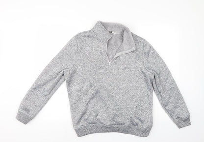 TU Mens Grey   Pullover Sweatshirt