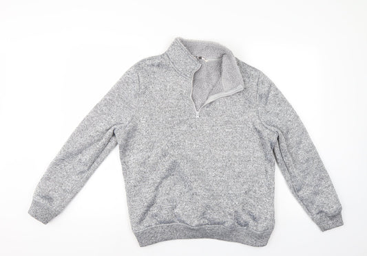 TU Mens Grey   Pullover Sweatshirt
