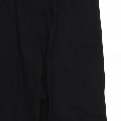 ELVI Womens Black   Trousers   L26 in - Elastic Waist