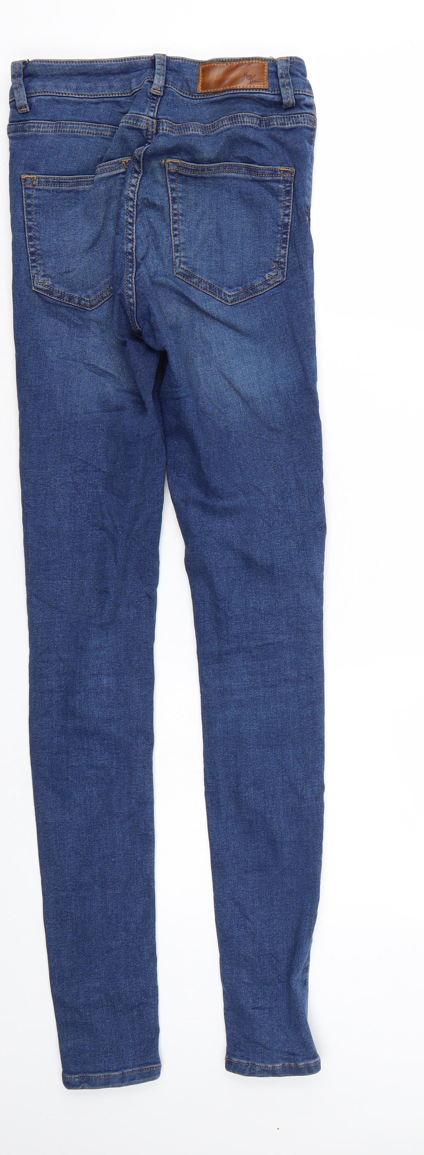 Never Denim Womens Blue  Denim Skinny Jeans Size XS L29 in