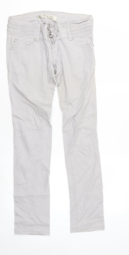 Dzire Jeans Womens Grey   Straight Jeans Size 29 in L30 in