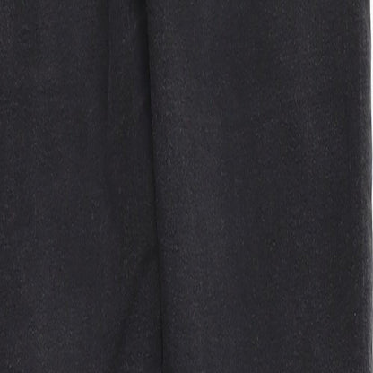 Denim & Co. Womens Black  Denim Tapered Jeans Size 10 L30 in - Elastic Waist