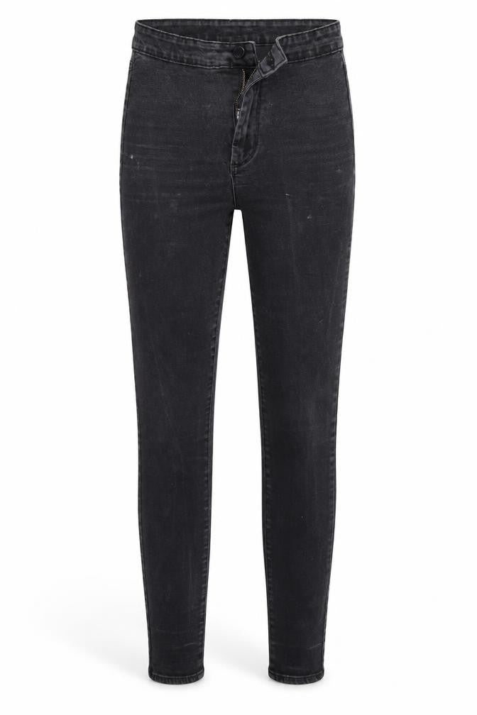 Womens UK Size 10 Denim & Co. Regular Fit Straight Black Jeans