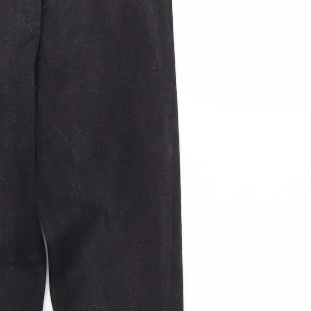 Denim & Co. Womens Black  Denim Straight Jeans Size 10 L29 in