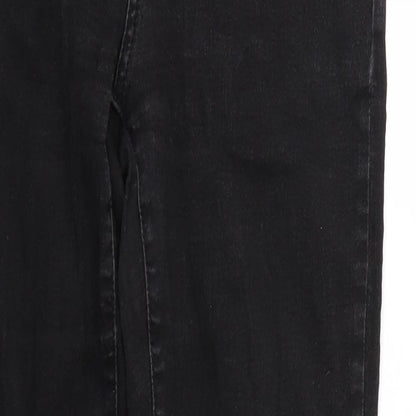 Mens UK Size 27 in Spirit Regular Fit Skinny Black Jeans