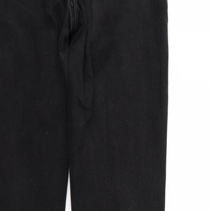 Mens UK Size 27 in Spirit Regular Fit Skinny Black Jeans